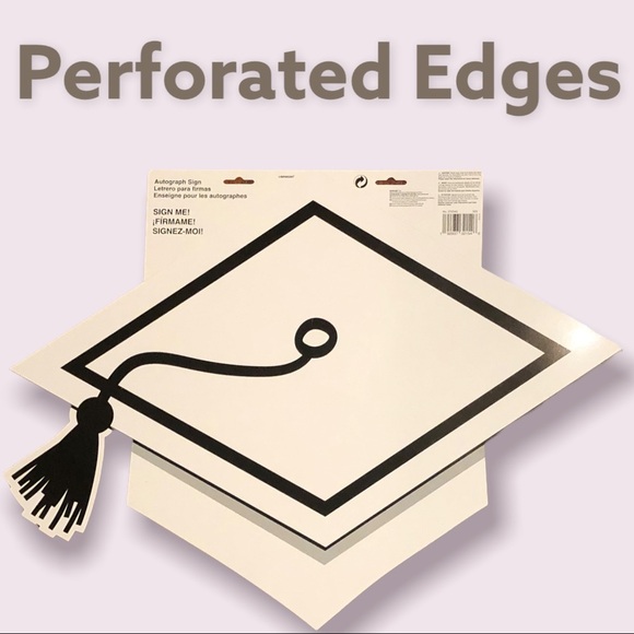 Autograph Graduation Cap - Blank Graduation Cap for Signatures! - Picture 2 of 11